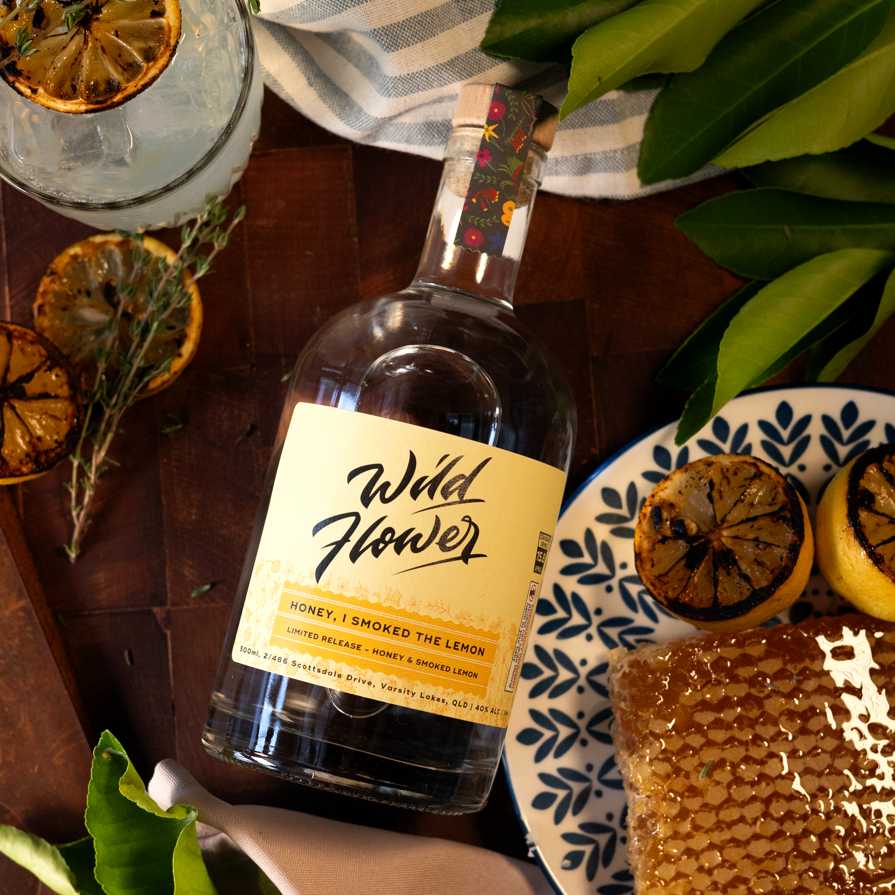 Honey I Smoked the Lemon: Our Smoked Lemon & Honey Gin Has Arrived